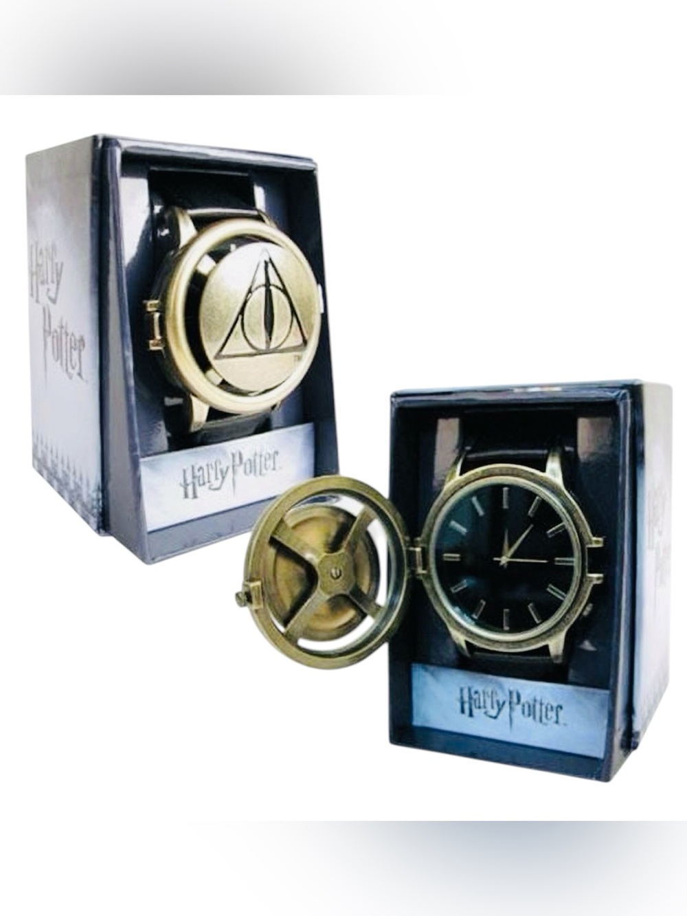NEW • Harry Potter • Deathly Hallows • Spinner Flip-Up  Lid Watch